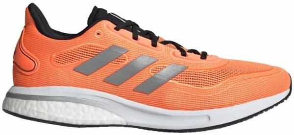 orange and black adidas shoes