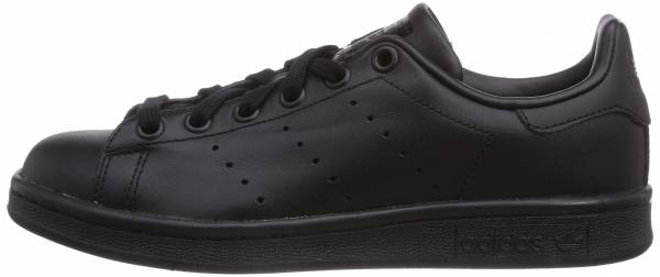 adidas stan smith black black