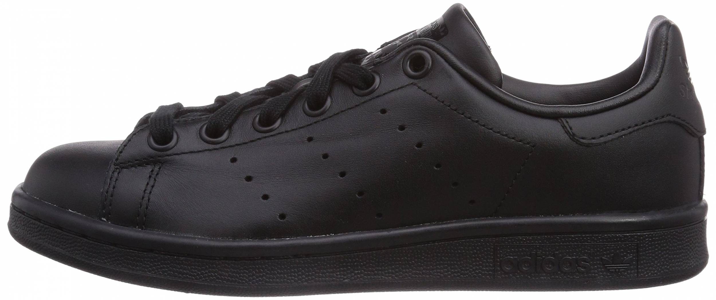 all black leather stan smiths