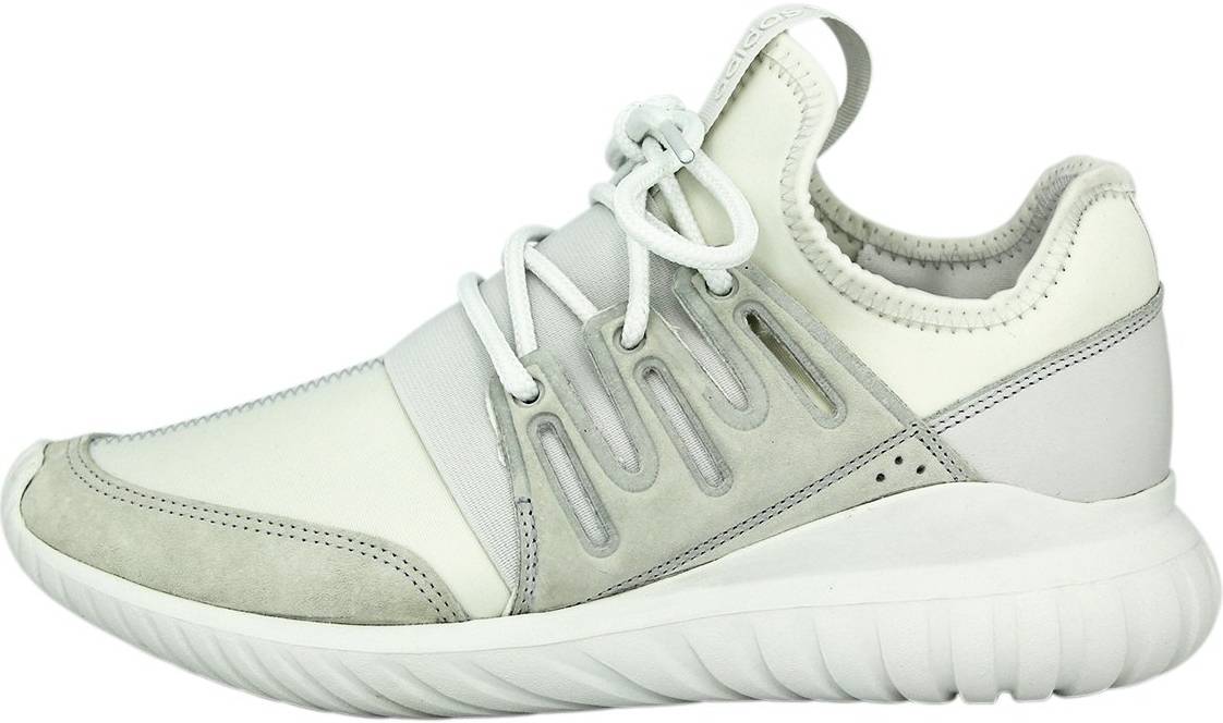 adidas tubular radial white shoes
