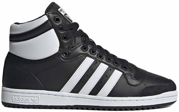 adidas top ten hi black white