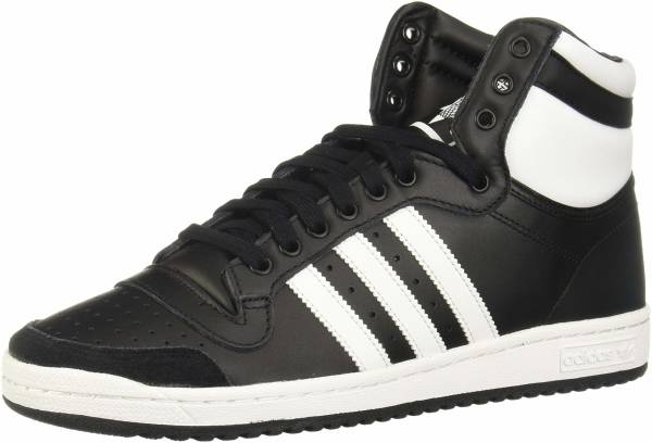 adidas top ten hi black white