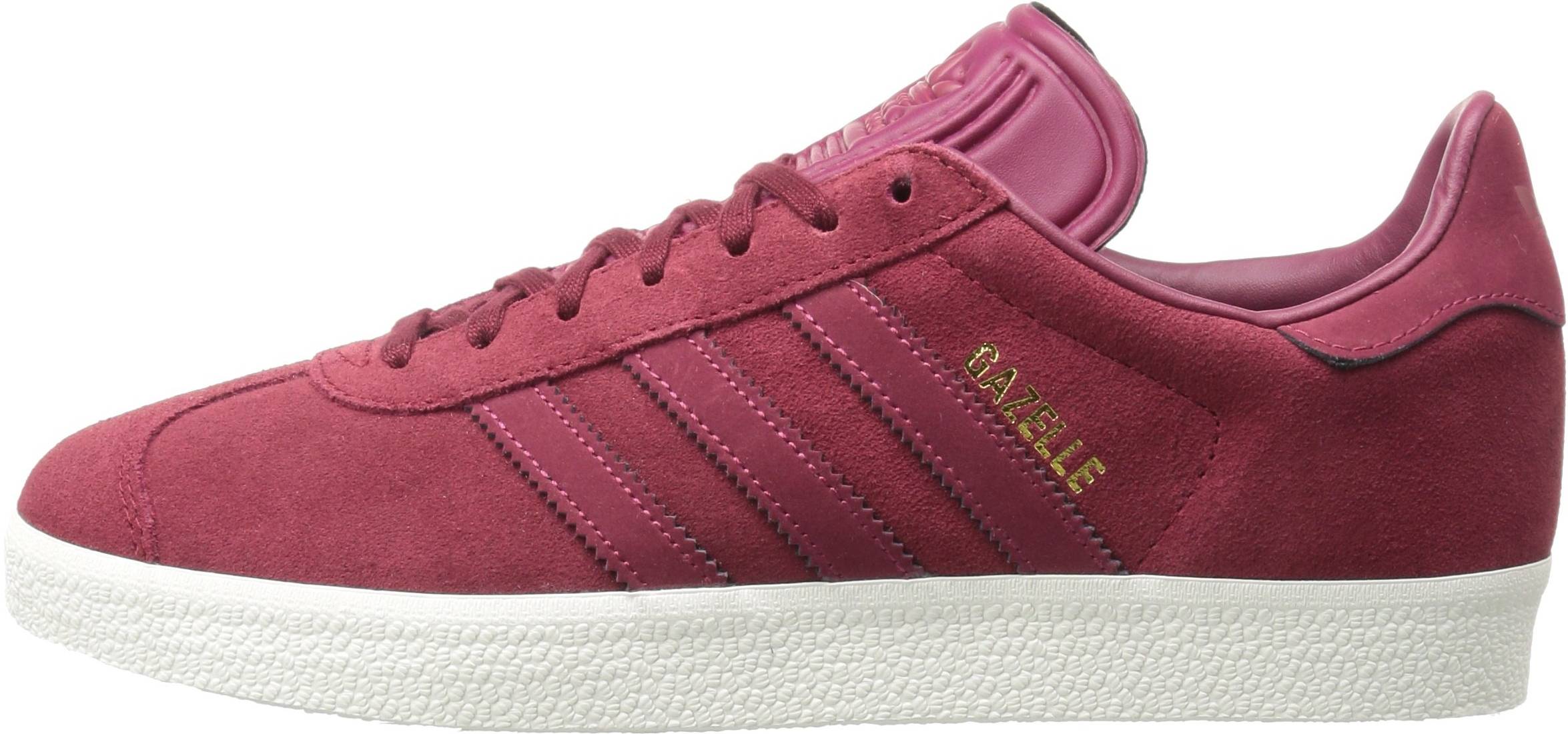 burgundy adidas gazelle mens