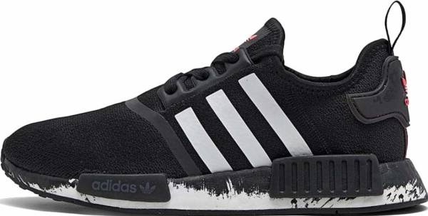 Adidas Nmd R1 Prime Knit Black Shock Pink Hers trainers Offspring