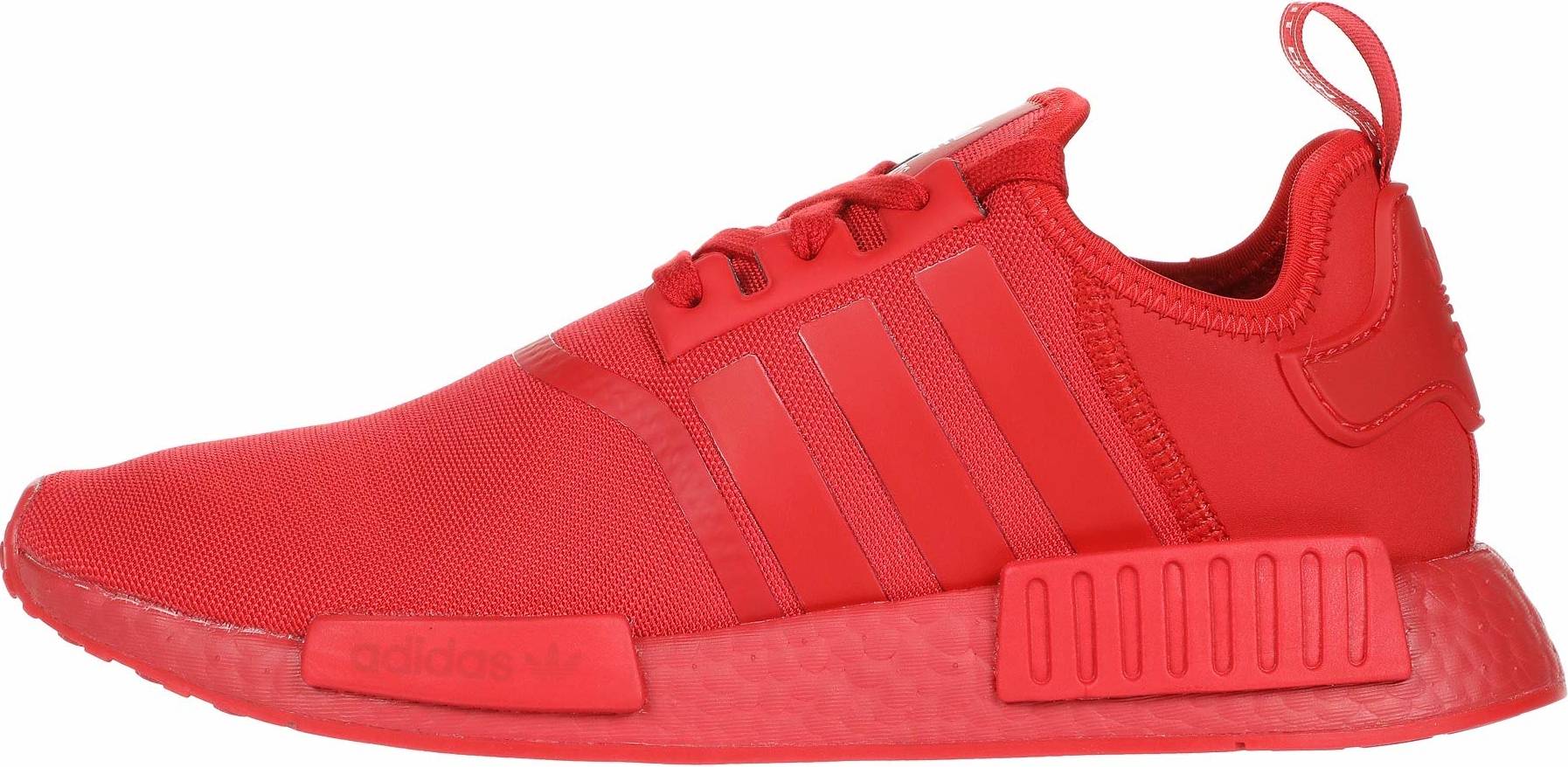 all red high top adidas