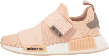 adidas originals women s nmd r1 Sneaker landscapes halo blush white simple brown 6 5 halo blush white simple brown 5ea4 380