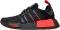originals adidas men s nmd r1 black red 9 black red c03d 60