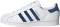 Adidas Superstar - Blanco Ftwr White Azule Ftwr White Gold Met (H00189)