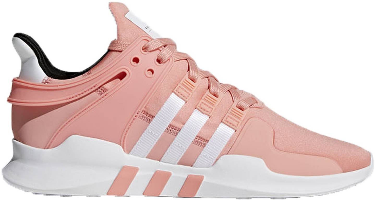 light pink and white adidas shoes