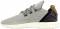 Adidas ZX Flux ADV X - Light Onix Craft Khaki Chalk White (S76364)