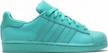 turquoise superstar adidas