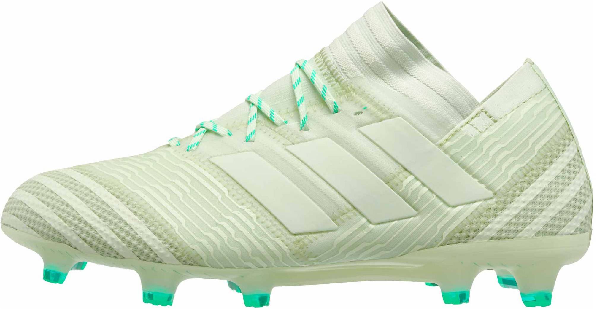adidas nemeziz green and white