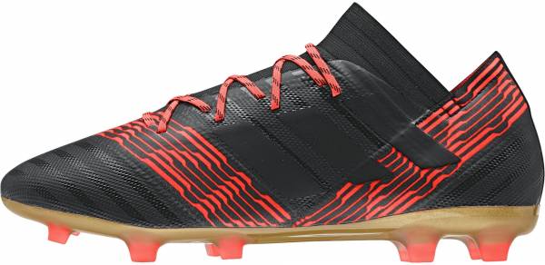 adidas black with red