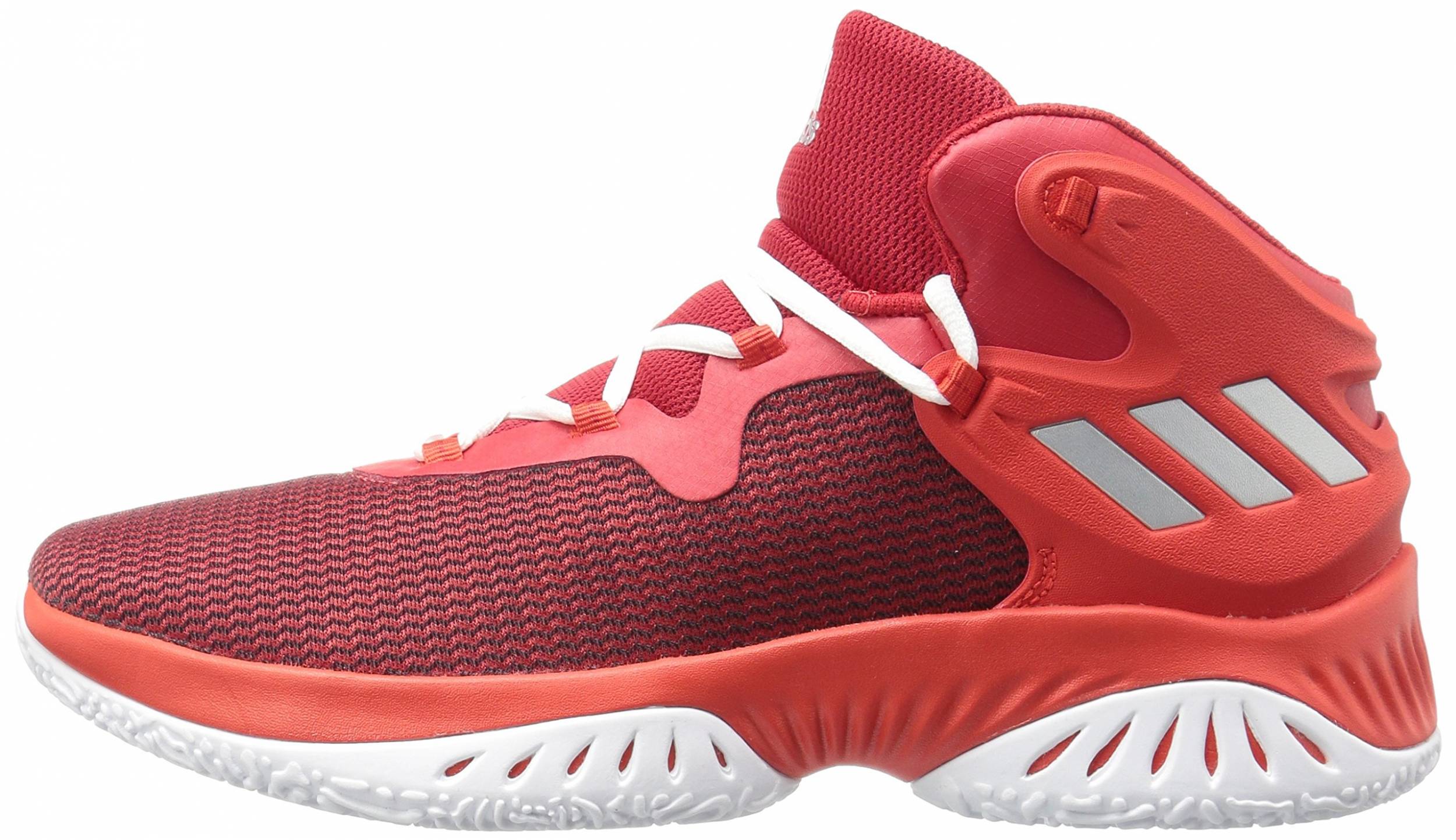 adidas basketball shoes red black white