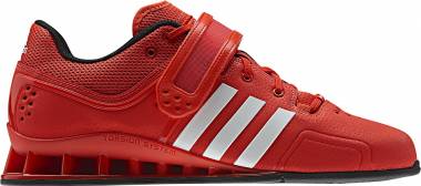 Adidas AdiPower Weightlifting Shoes - Red/White (V24382)