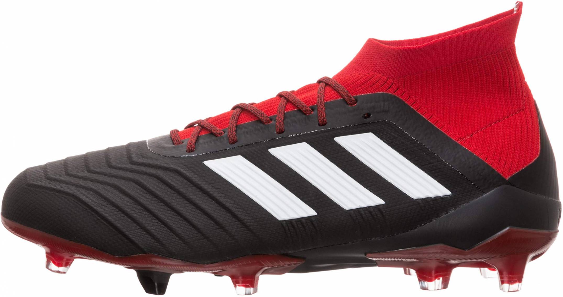 adidas soccer cleats black and red