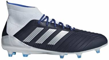 adidas predator 18 1 fg cleat women s soccer 8 legend ink silver metallic blue legend ink silver metallic blue 790e 380