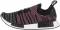 adidas men s nmd r1 stlt primeknit originals core black grey solar pink running shoe 7 men us men s core black grey solar pink 1d43 60