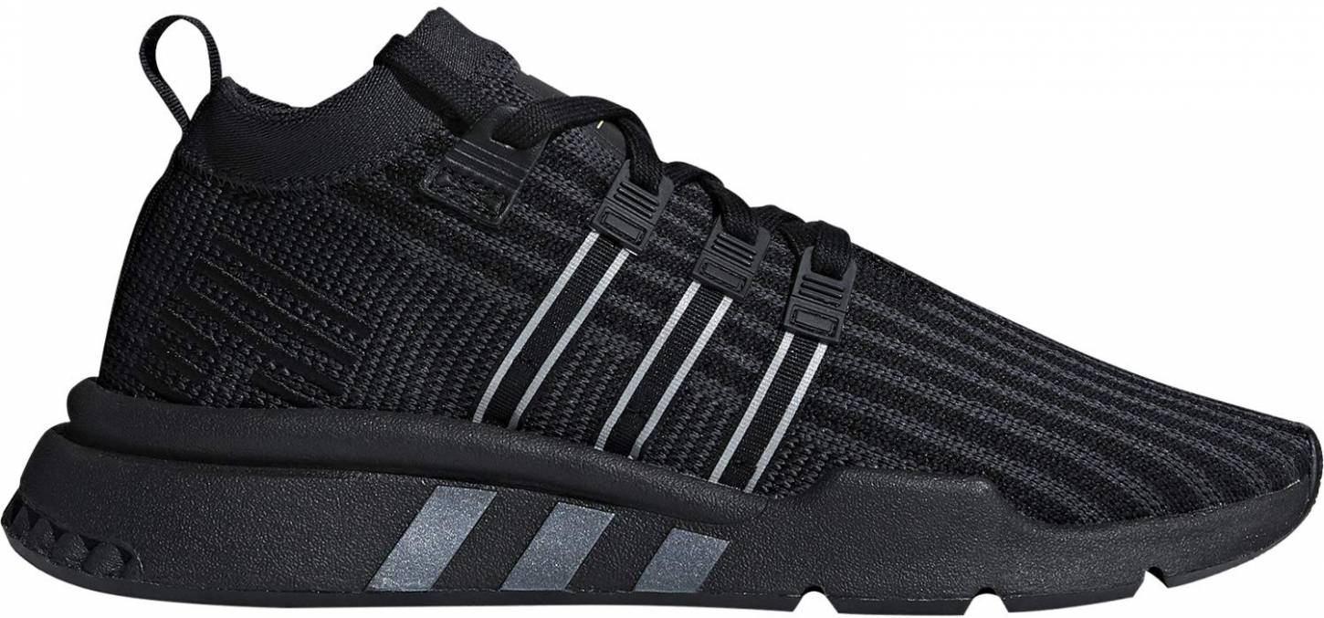 adidas eqt support mid adv primeknit black shoes