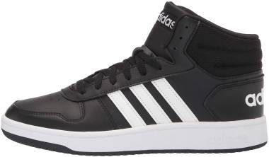 Adidas Hoops 2.0 Mid - Black/White/White (FY8618)