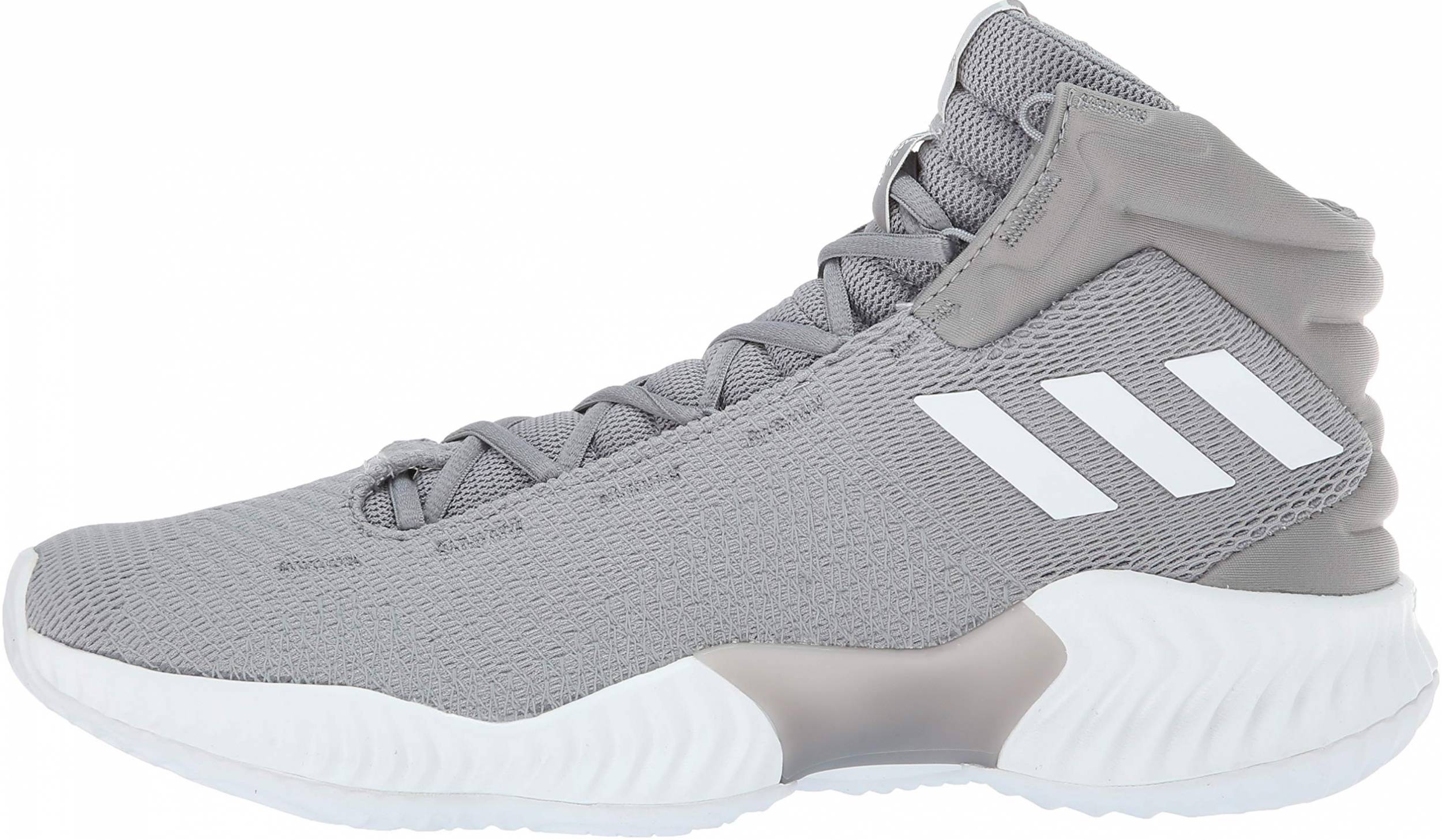Grey Adidas Basketball Shoes 