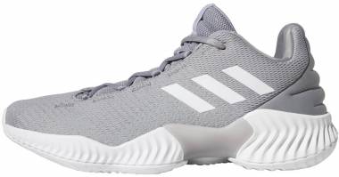 grey adidas basketball shoes