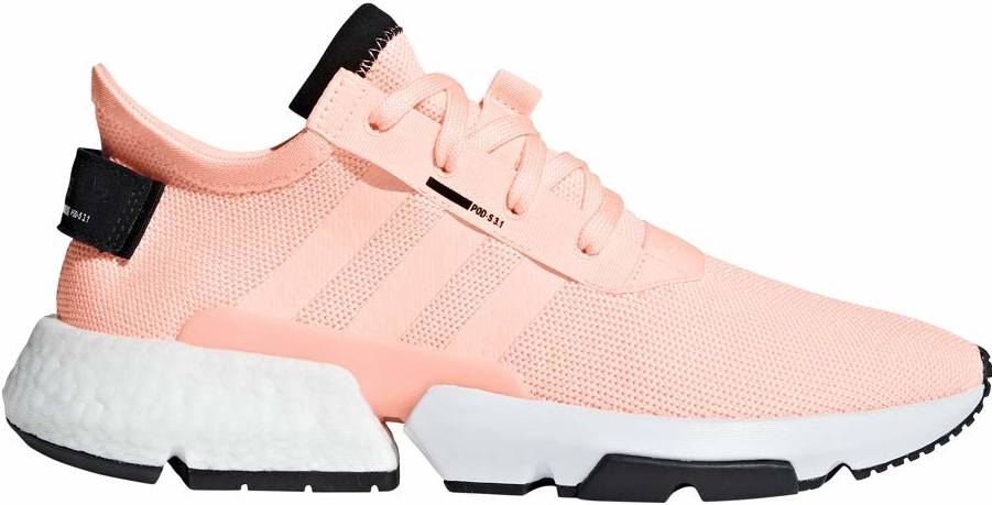 light pink adidas sneakers