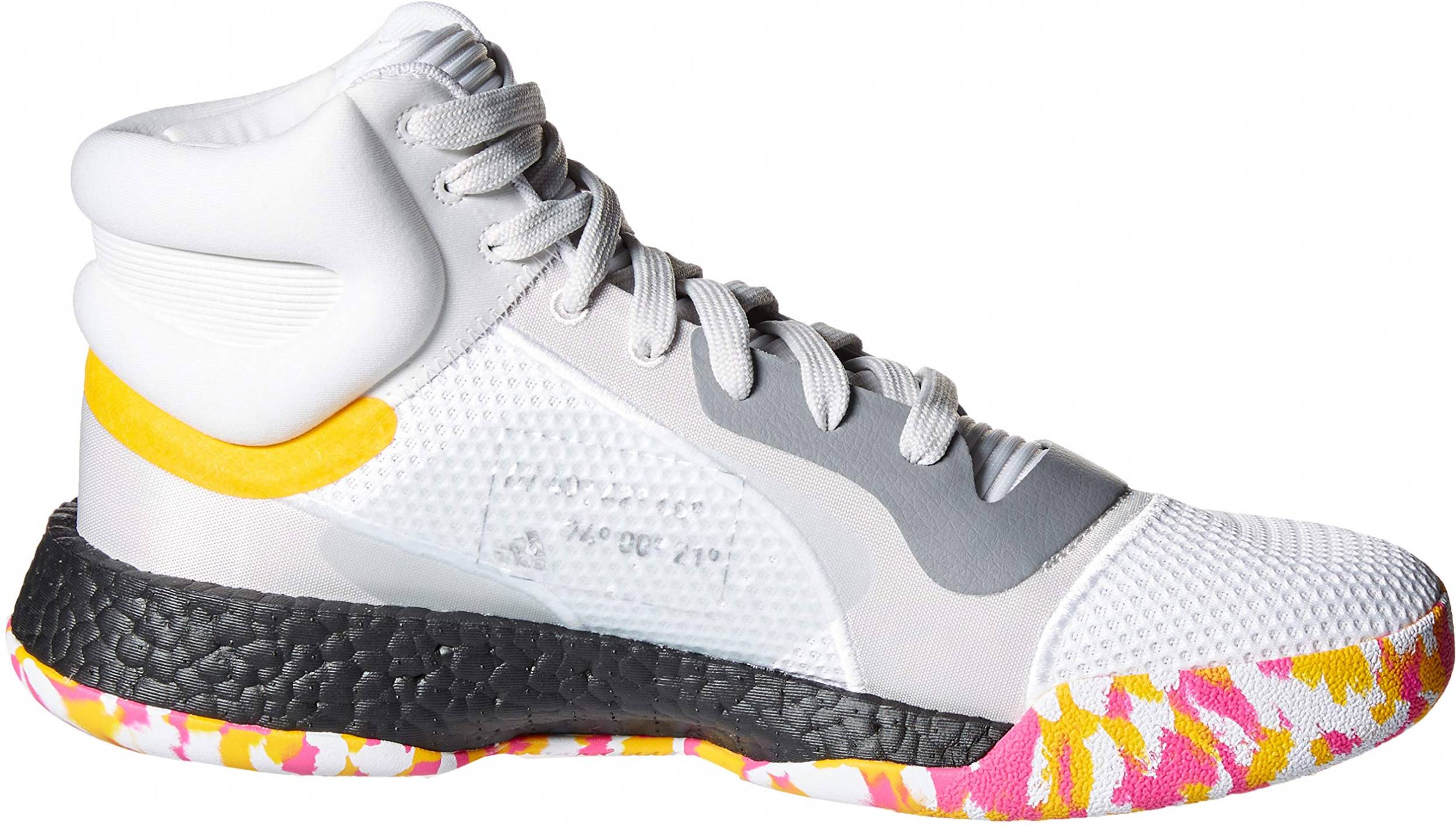 adidas Marquee Boost Shoe - Men's Basketball Off White/White/Dark