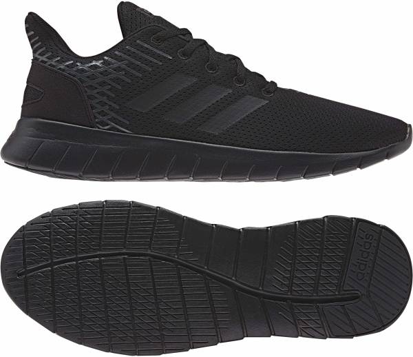 adidas asweerun black and white