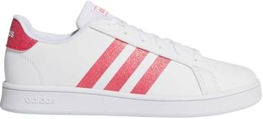 Adidas Grand Court - Ftwr White Real Pink S18 Ftwr White (EG5136)