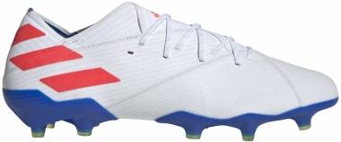 Adidas Nemeziz Messi 19.1 Firm Ground - Cloud White/Solar Red/Football Blue (F34402)