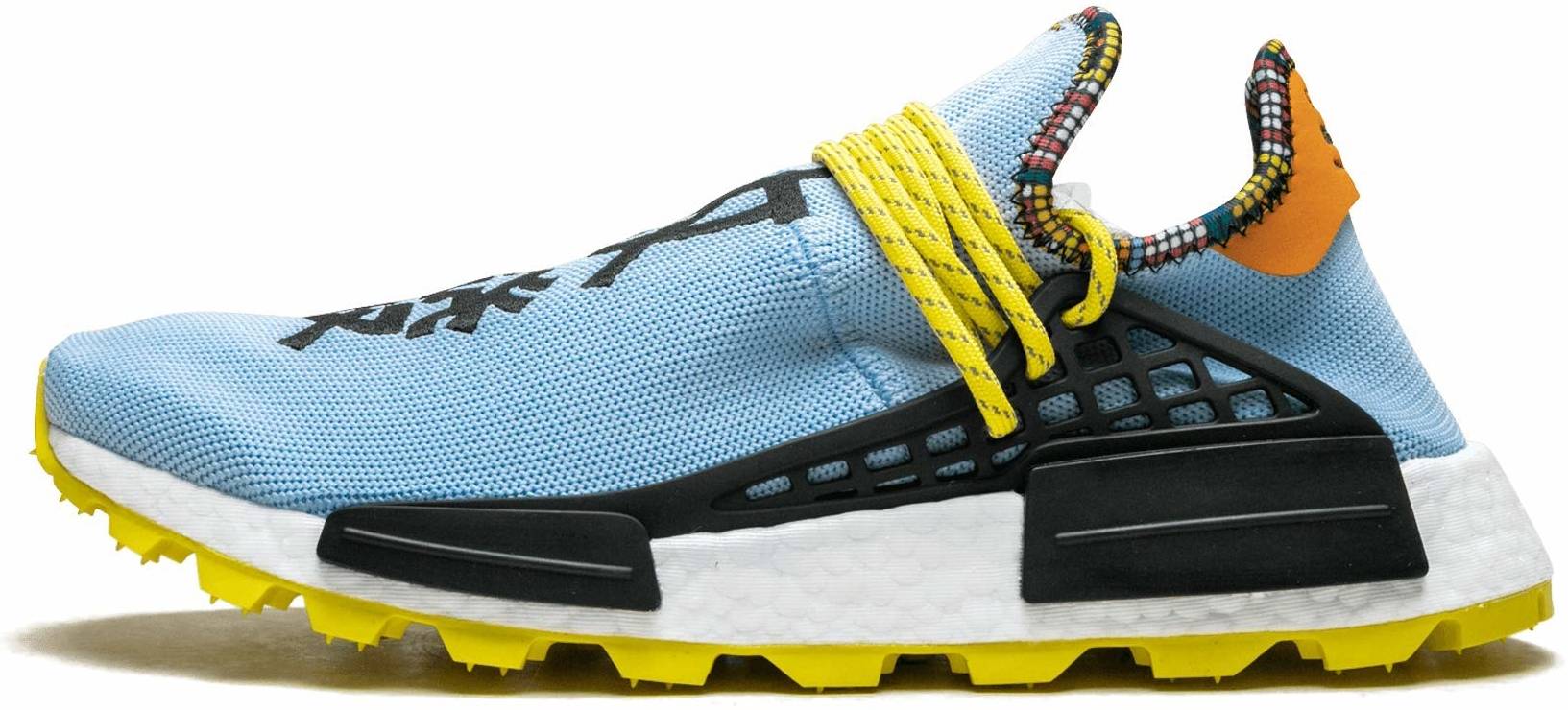color Flourish Minimize Adidas Pharrell Williams Solar Hu NMD sneakers in blue | RunRepeat