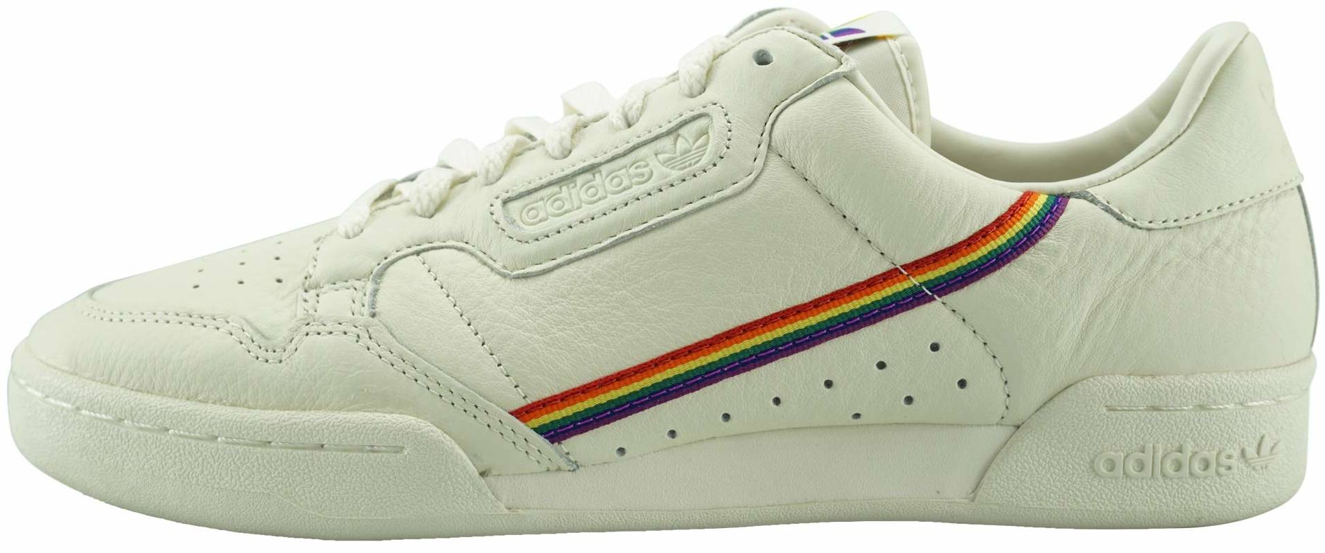 aesthetic pea refugees Adidas Continental 80 Pride sneakers in white | RunRepeat