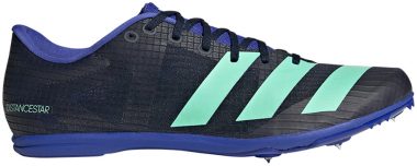 adidas distancestar running spikes ss23 men black navy blue black navy blue 8d9d 380
