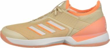 Adidas Adizero Ubersonic 3.0 - Linen/White/Flash Orange (EF1155)