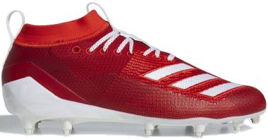 Adizero 8.0 White/ Power Red Football Cleats D97028 