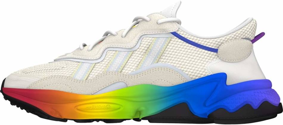 Annotate Chinese cabbage extremely Adidas Ozweego Pride sneakers in white (only $100) | RunRepeat