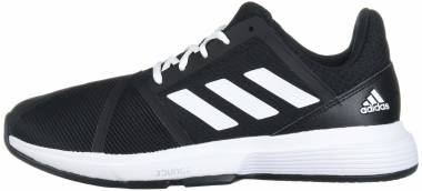 adidas mens black tennis shoes