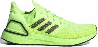 adidas men s ultraboost 20 running shoe signal green black signal green 8 m us signal green black signal green a444 380