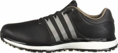 adidas men s tour360 xt spikeless golf shoe core black iron metallic silver metallic 10 5 w us core black iron metallic silver metallic a75f 380