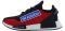 adidas slippers NMD_R1 v2 - Black/Red/Blue (GX6326)