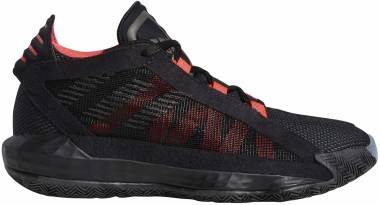 Adidas Dame 6 - Core Black Trace Gray Met F17 Shock Red (EH2791)
