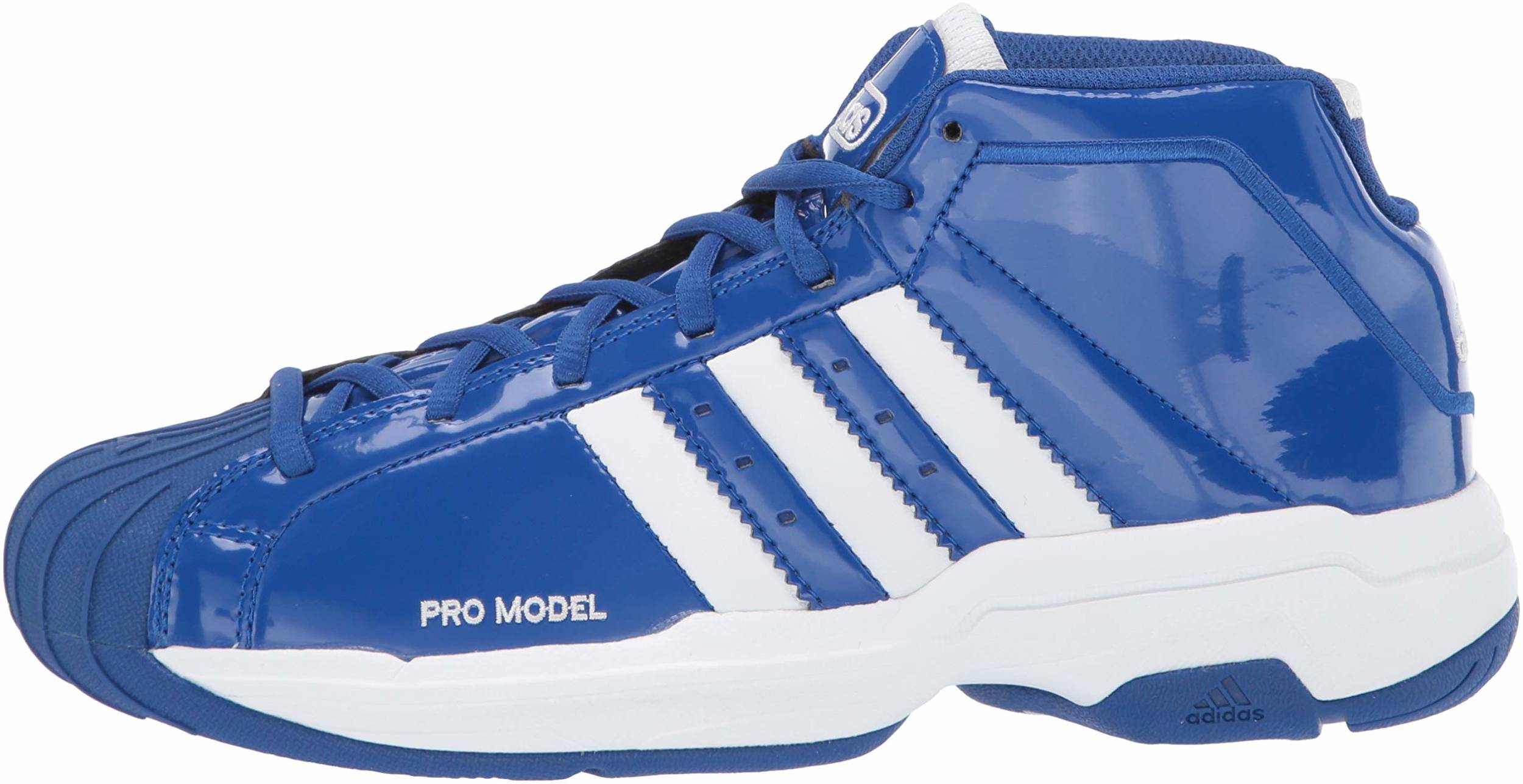 royal blue and white basketball shoes