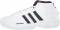 adidas unisex pro model 2g basketball shoe white black white 8 5 us men white black white 80bf 60
