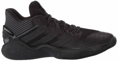adidas unisex harden stepback shoes 10 5 medium black grey black 4b23 380