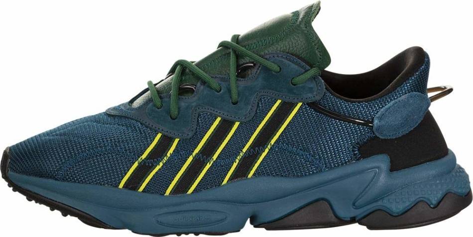 Adidas Pusha T Ozweego sneakers in blue + black (only $109 