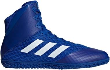 blue adidas wrestling shoes