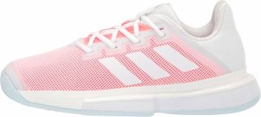 Adidas SoleMatch Bounce - Footwear White/Footwear White/Signal Pink (FU8126)