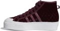 adidas nizza platform mid victory crimson white 10 b m victory crimson white 4136 120