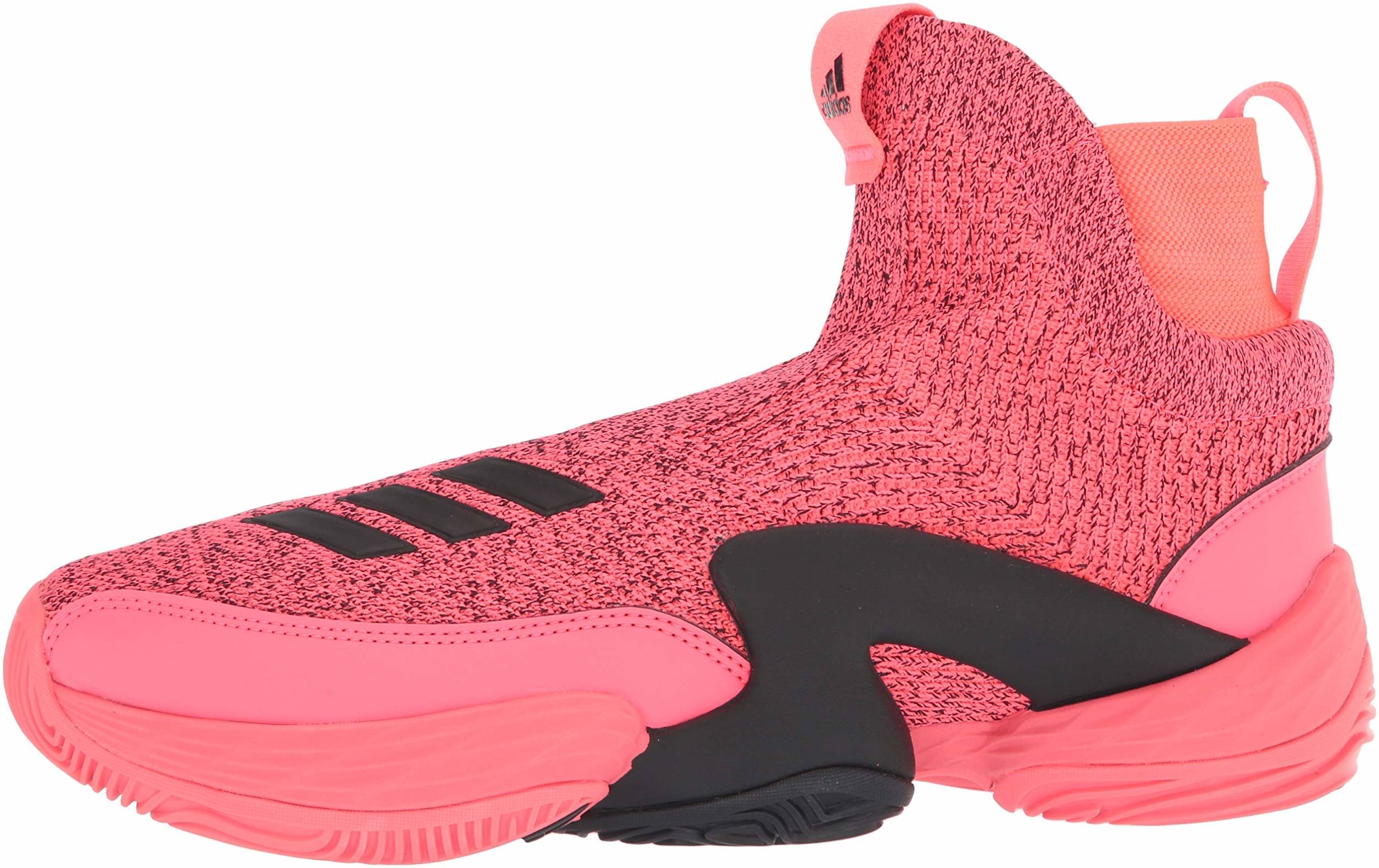 boys pink basketball shoes